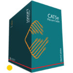 Cat5e Plenum Cable in Yellow color